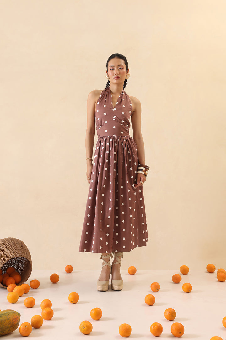 VICTORIA DRESS- POLKA DOTS