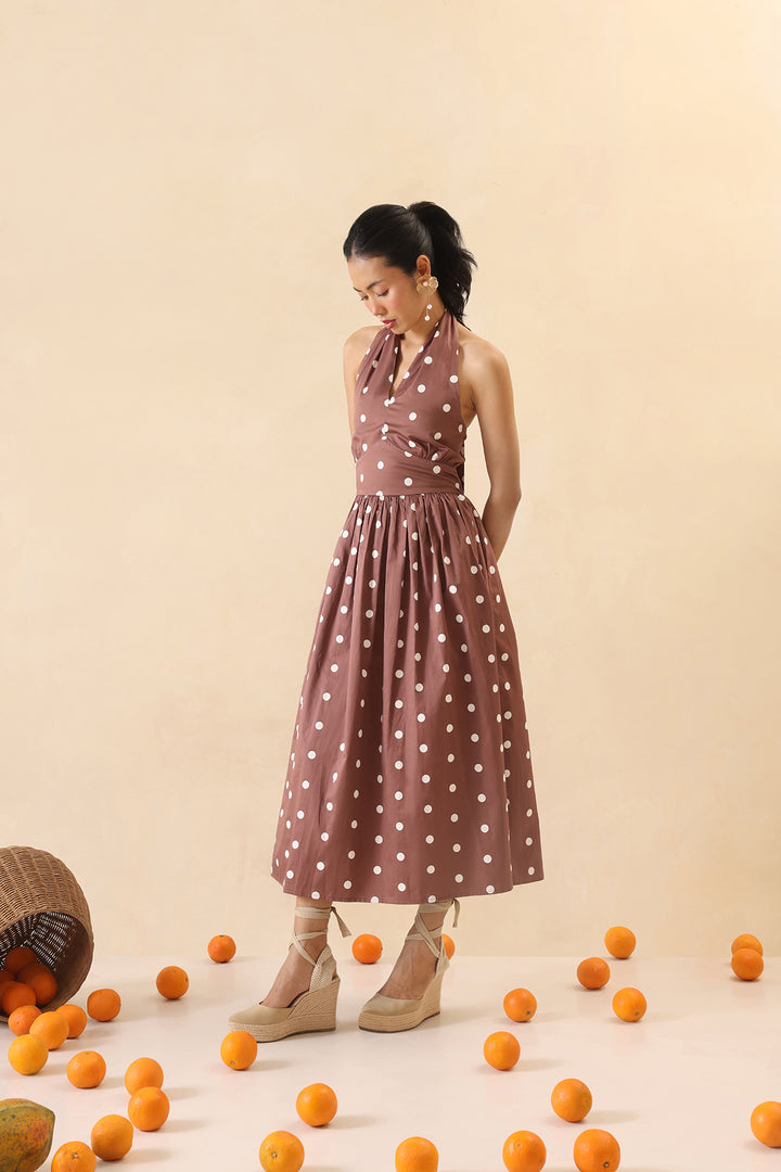 VICTORIA DRESS- POLKA DOTS