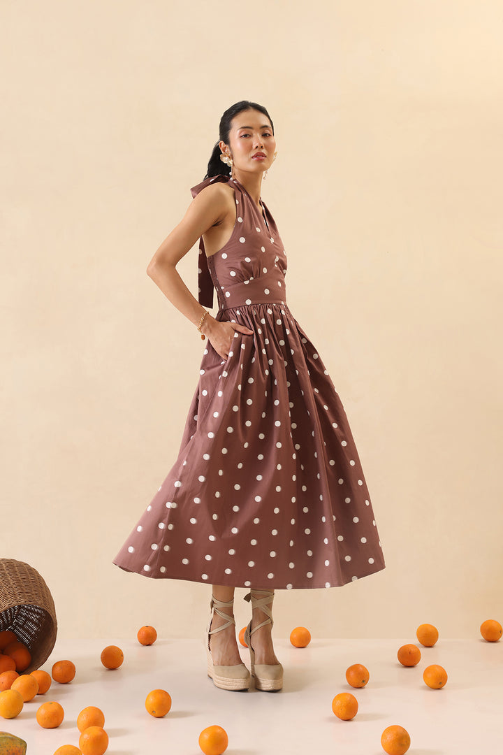 VICTORIA DRESS- POLKA DOTS