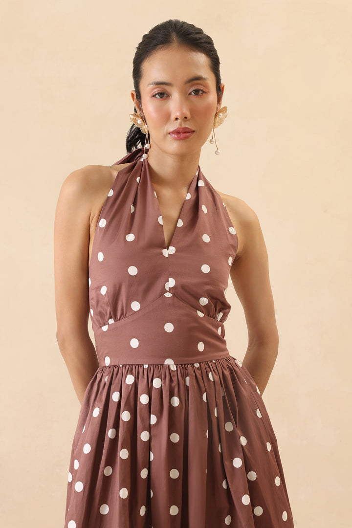 VICTORIA DRESS- POLKA DOTS