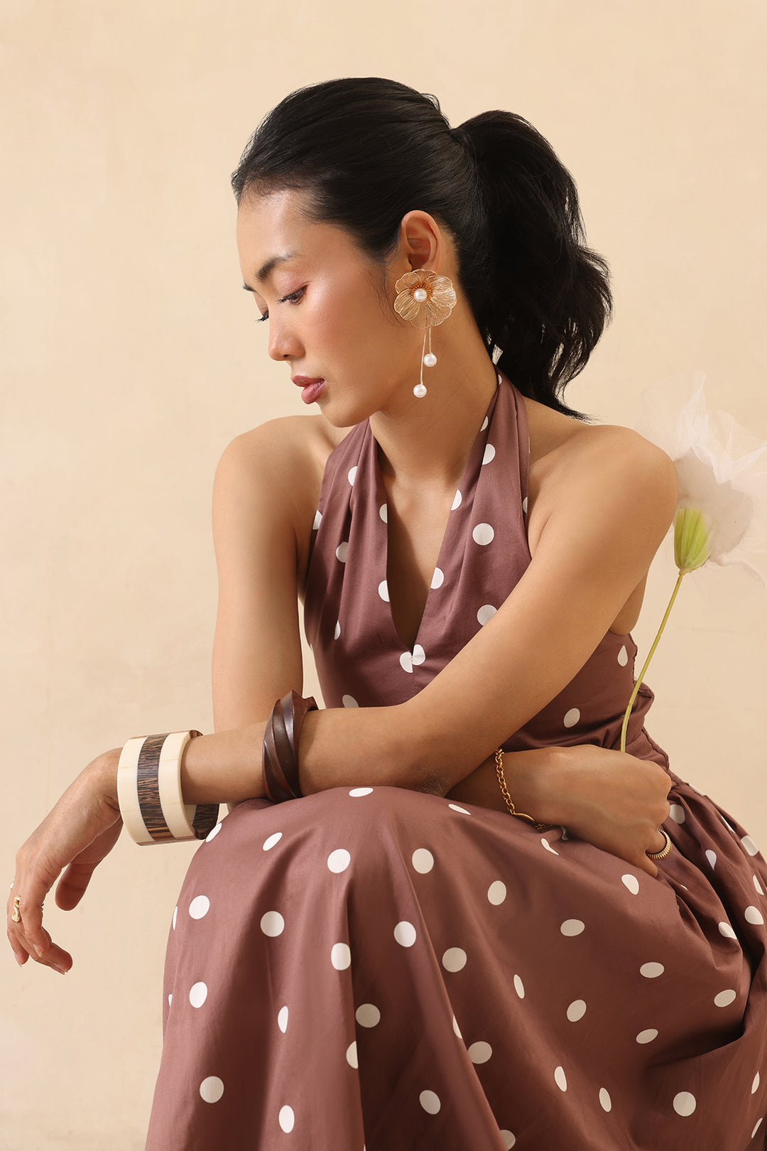 VICTORIA DRESS- POLKA DOTS