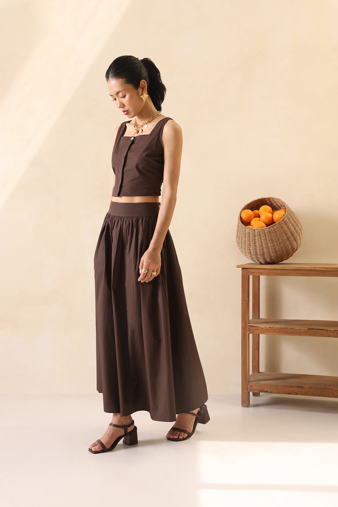 SOHO SKIRT SET - MOCHA MUSE