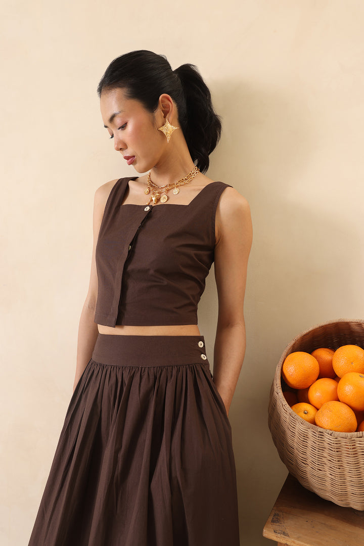 SOHO SKIRT SET - MOCHA MUSE