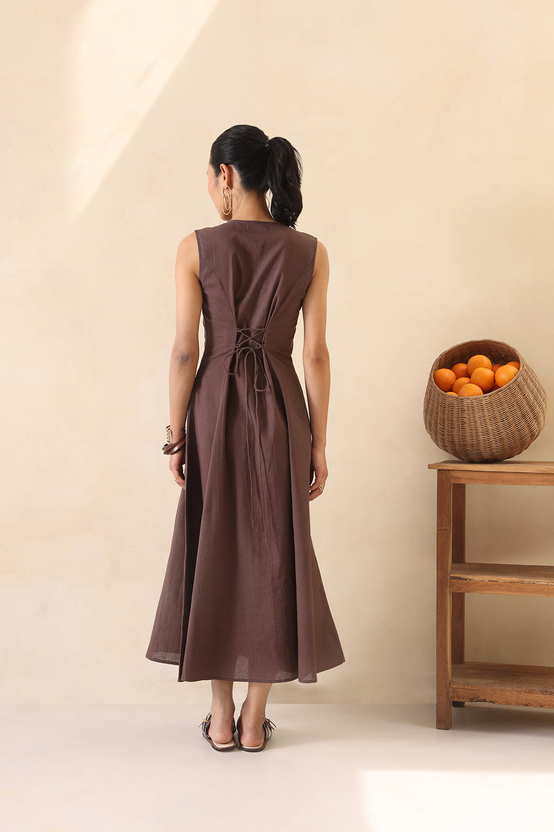 THE EASY SUMMER DRESS - MOCHA MUSE