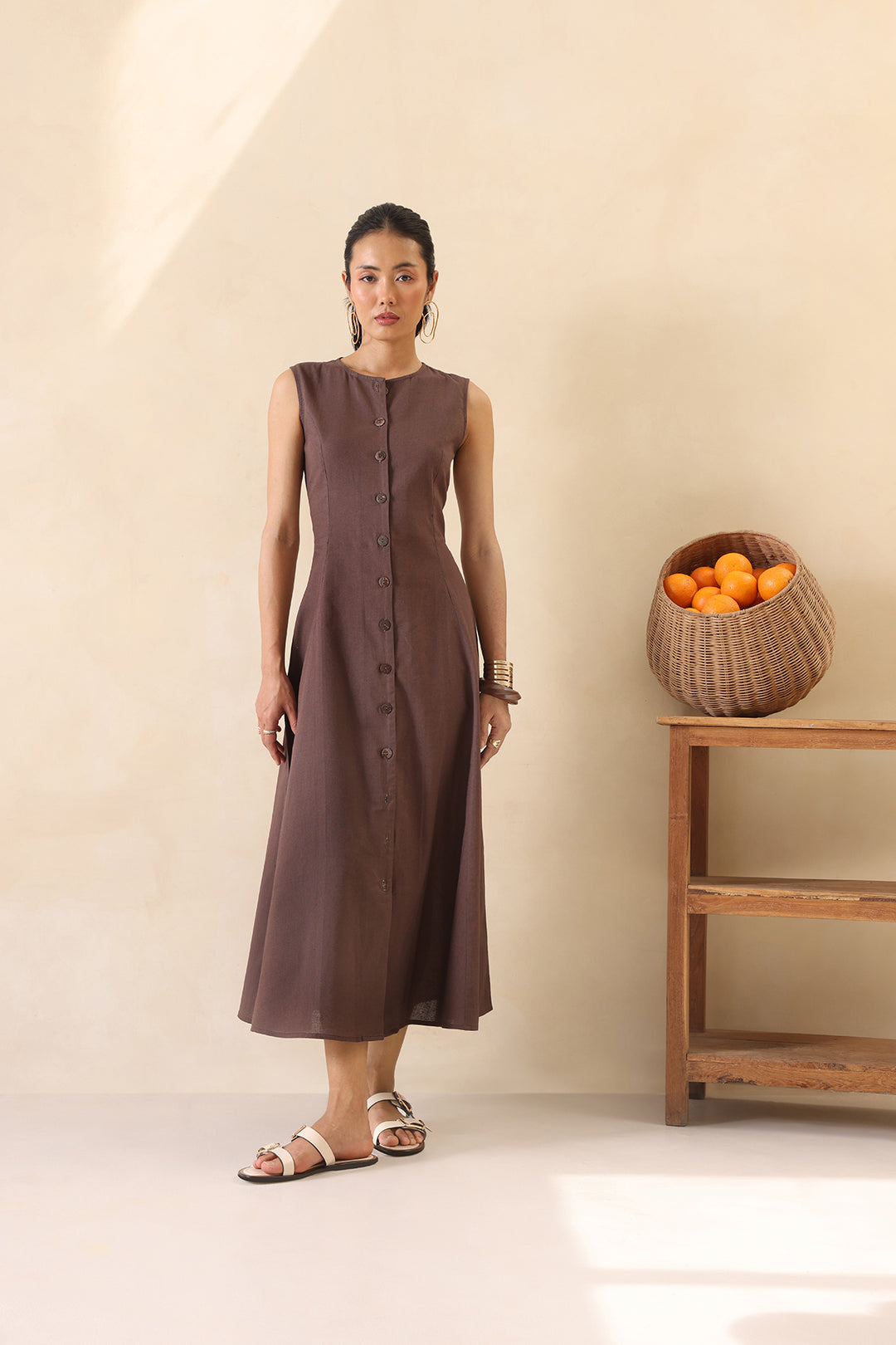 THE EASY SUMMER DRESS - MOCHA MUSE