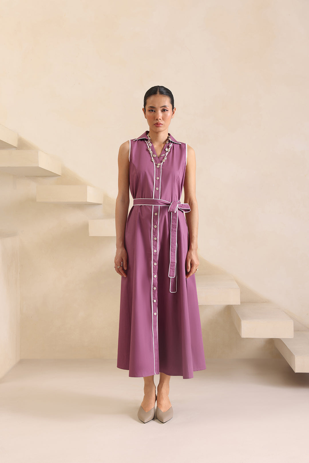 THALASSA DRESS - MAUVE