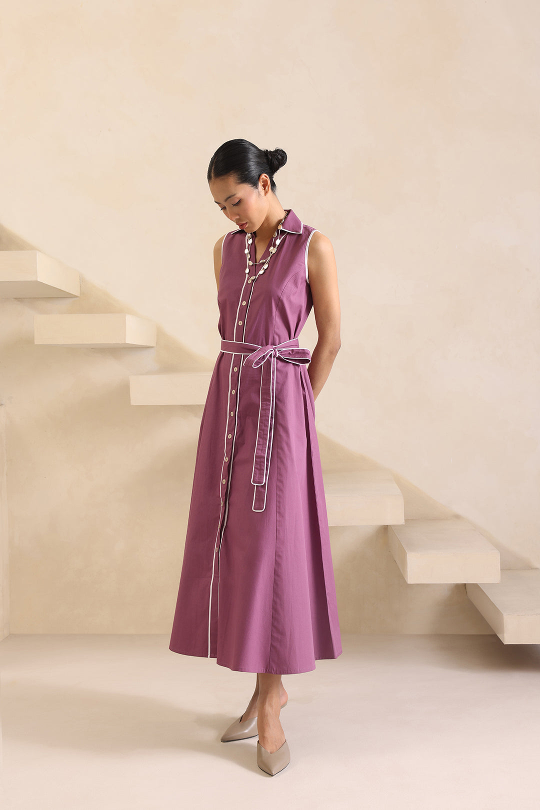 THALASSA DRESS - MAUVE