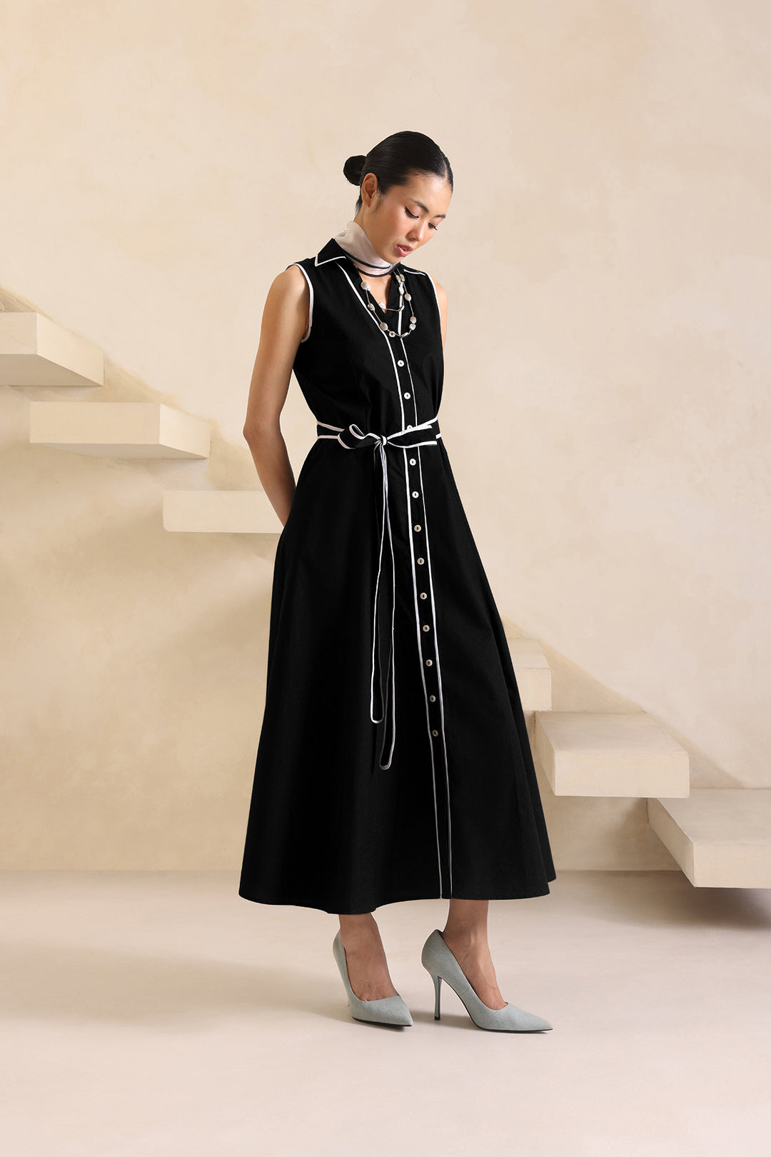 THALASSA DRESS - BLACK