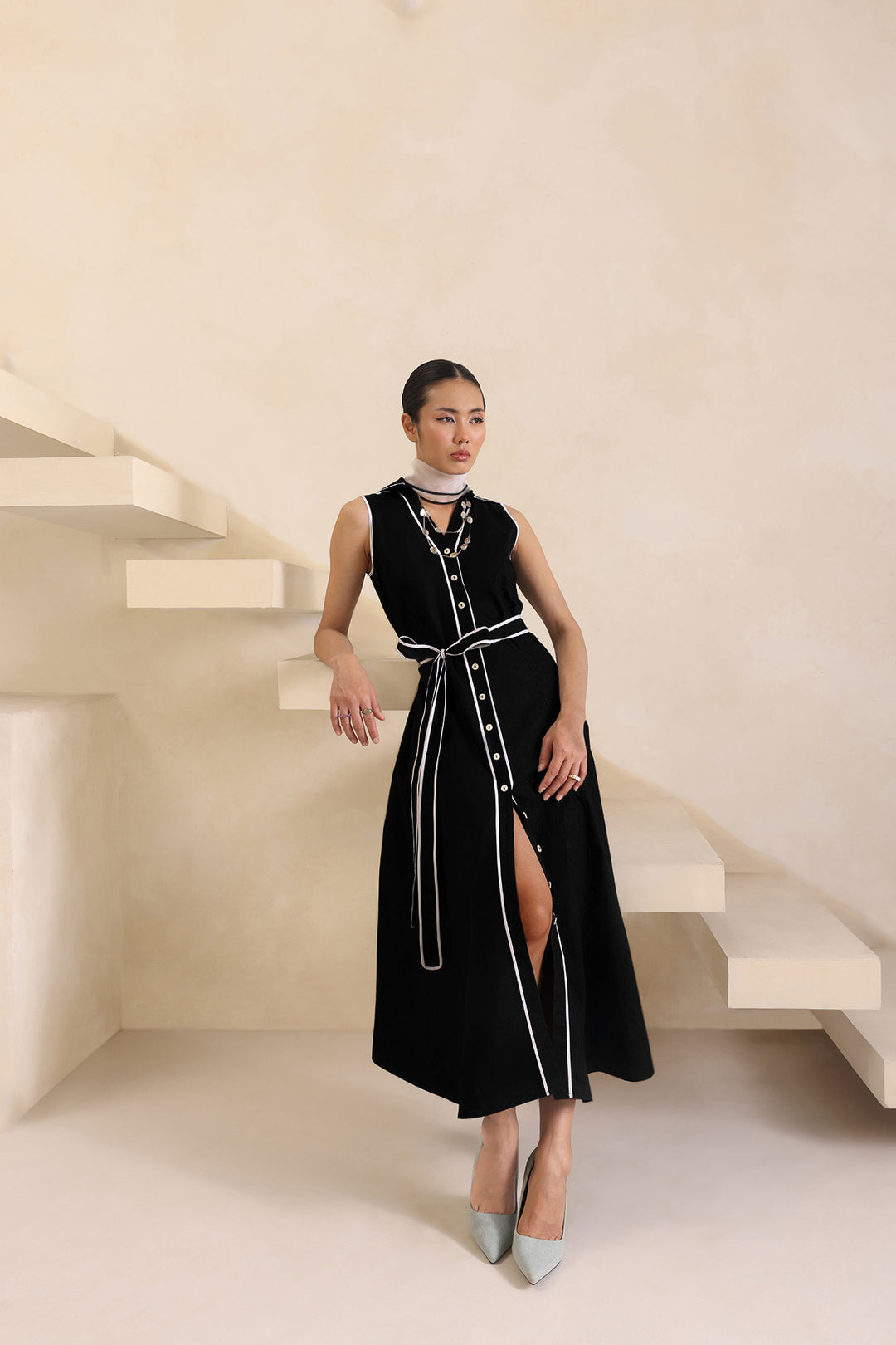 THALASSA DRESS - BLACK