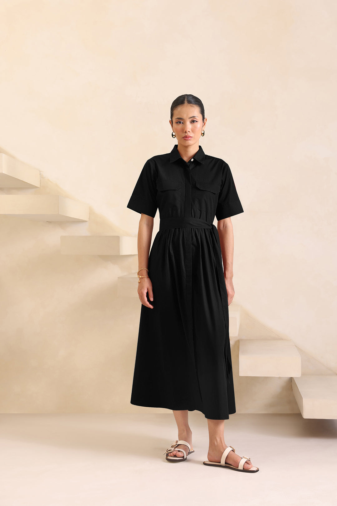 AZZURE DRESS - BLACK