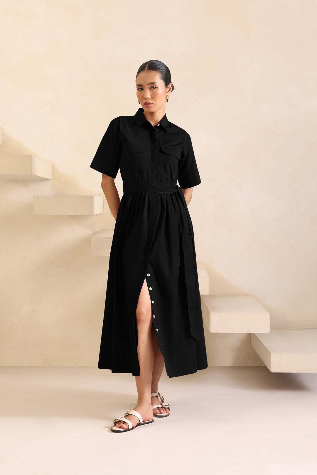 AZZURE DRESS - BLACK