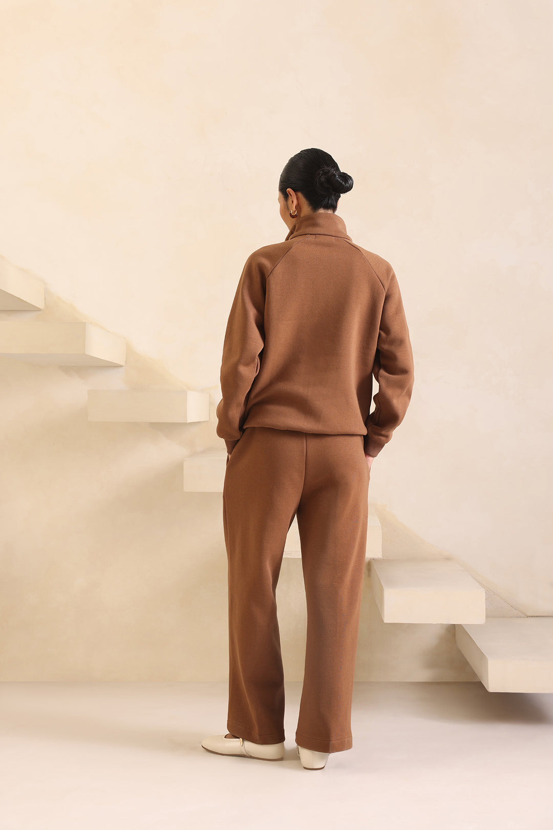 LAZY LUXE COORD SET - MOCHA MUSE