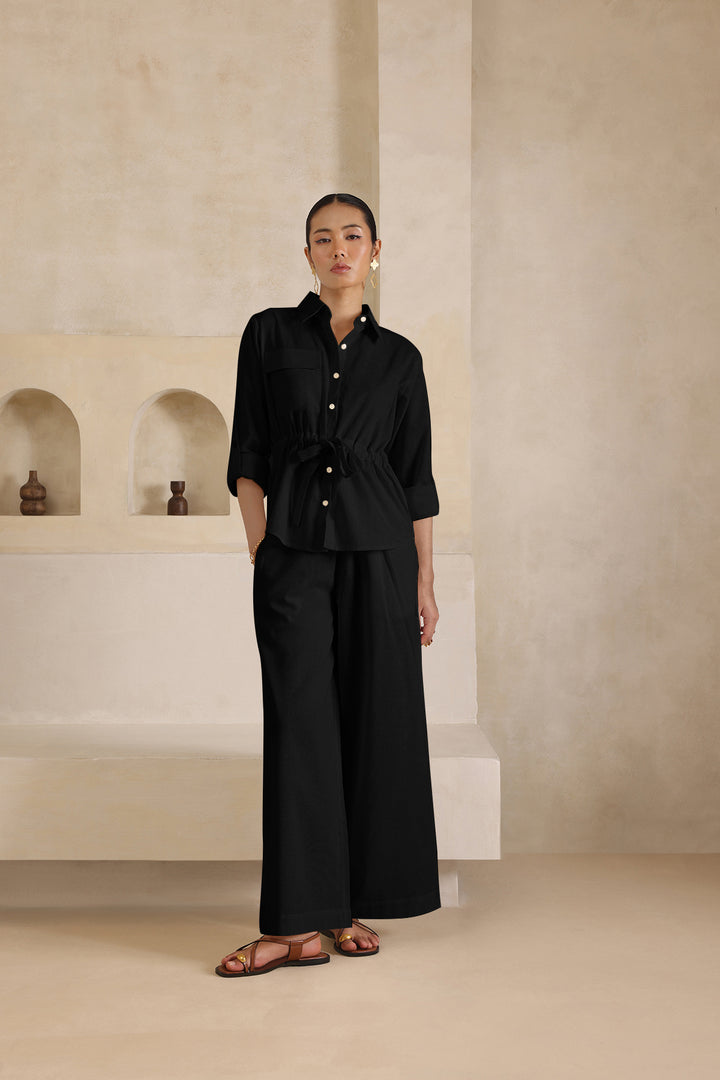TRUFFLE CO-ORD SET- BLACK