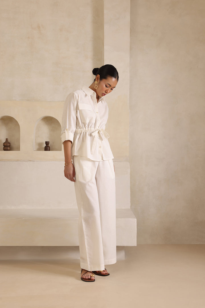 TRUFFLE CO-ORD SET- WHITE