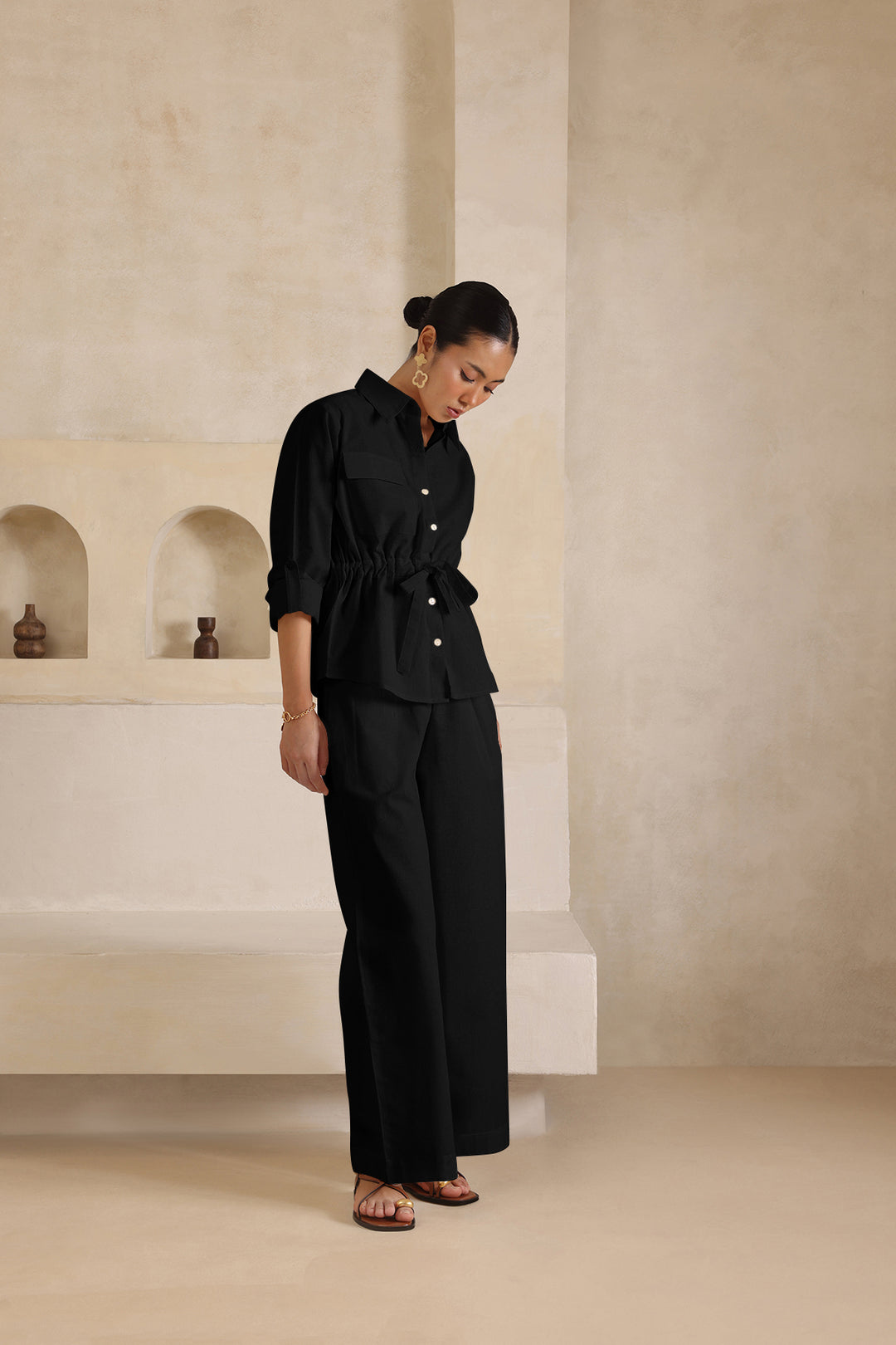 TRUFFLE CO-ORD SET- BLACK