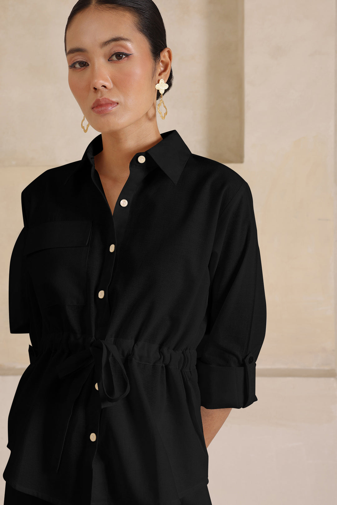 TRUFFLE CO-ORD SET- BLACK