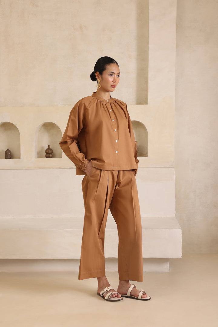 SAGE CO-ORD SET- KHAKI