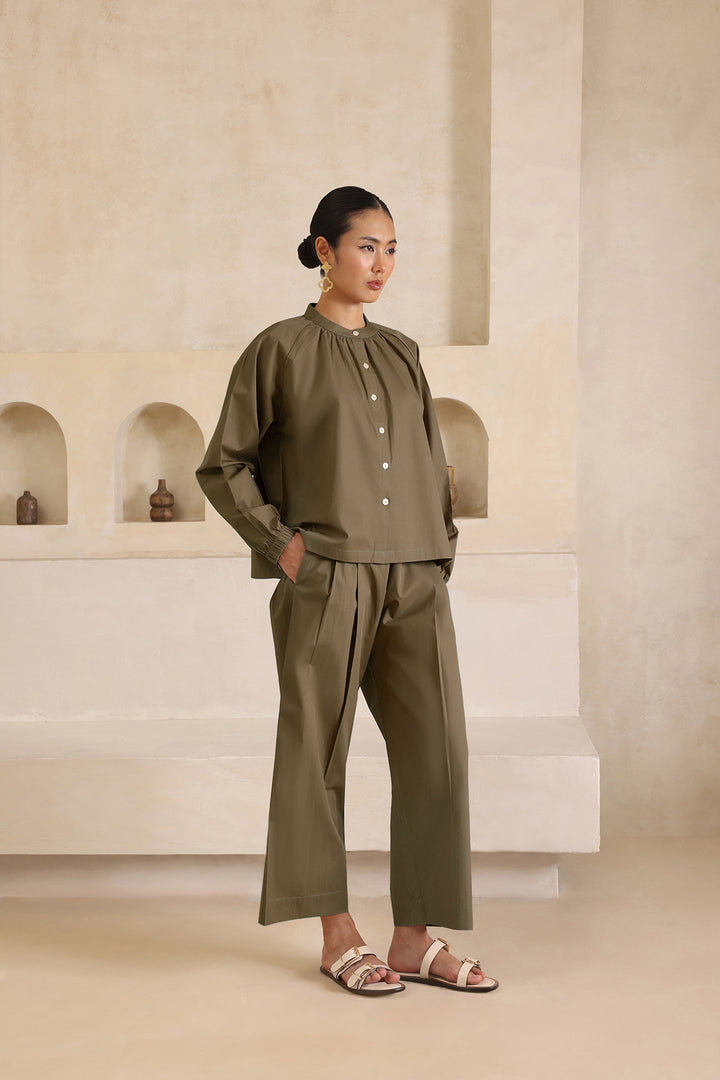 SAGE CO-ORD SET- OLIVE