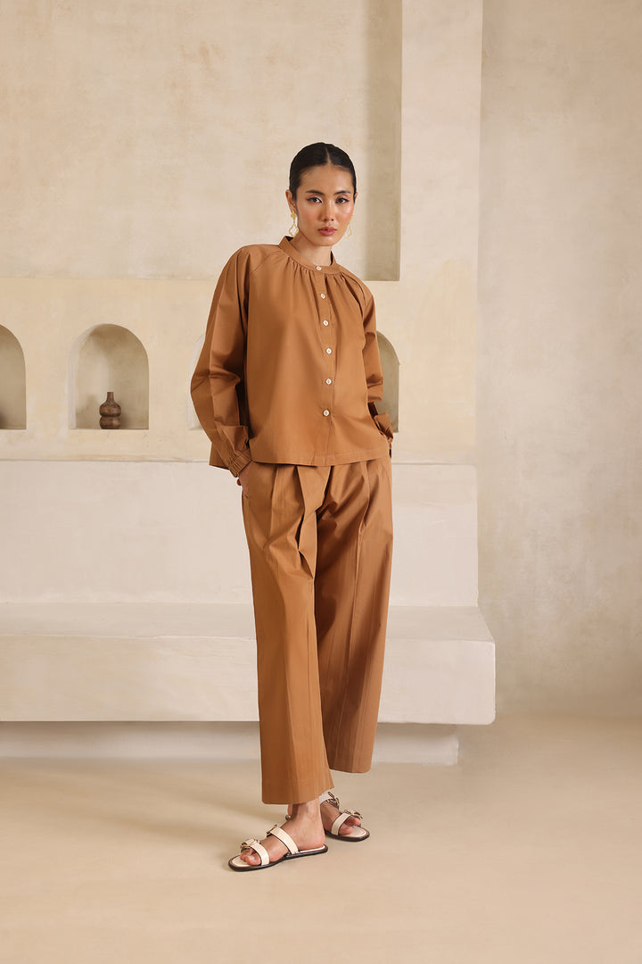 SAGE CO-ORD SET- KHAKI