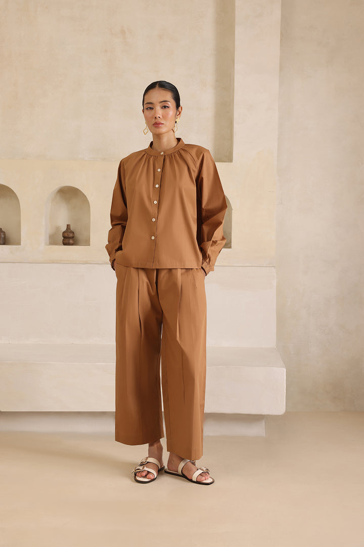 SAGE CO-ORD SET- KHAKI