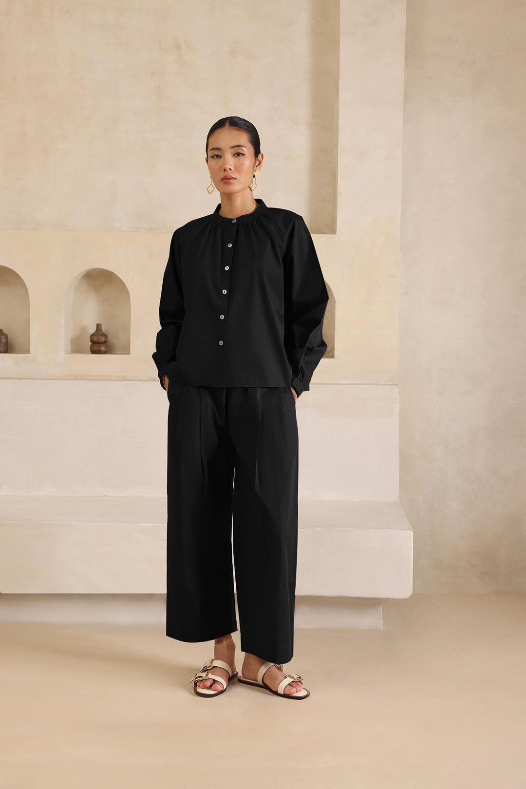 SAGE CO-ORD SET- BLACK