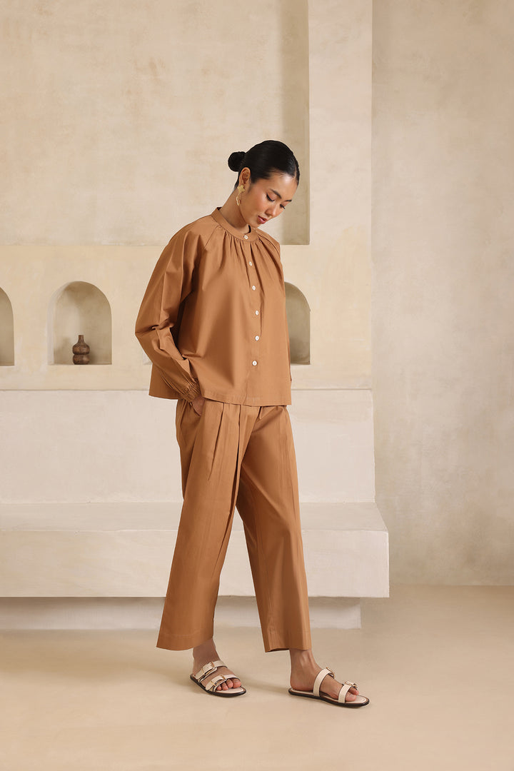 SAGE CO-ORD SET- KHAKI