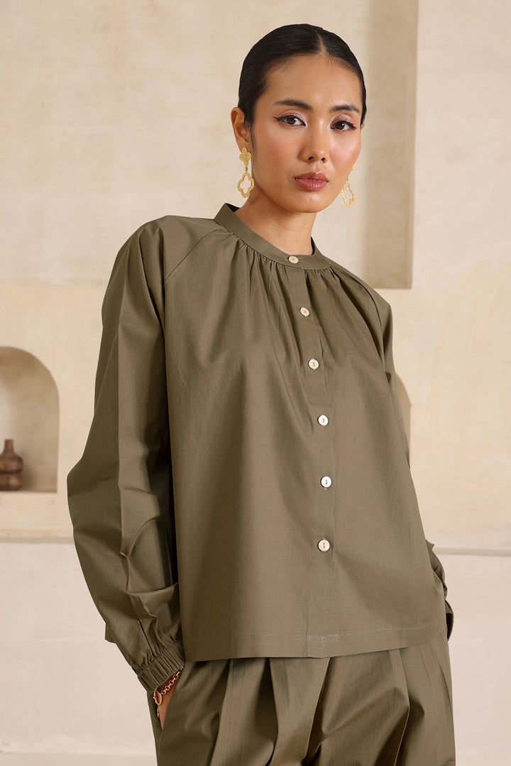 SAGE CO-ORD SET- OLIVE