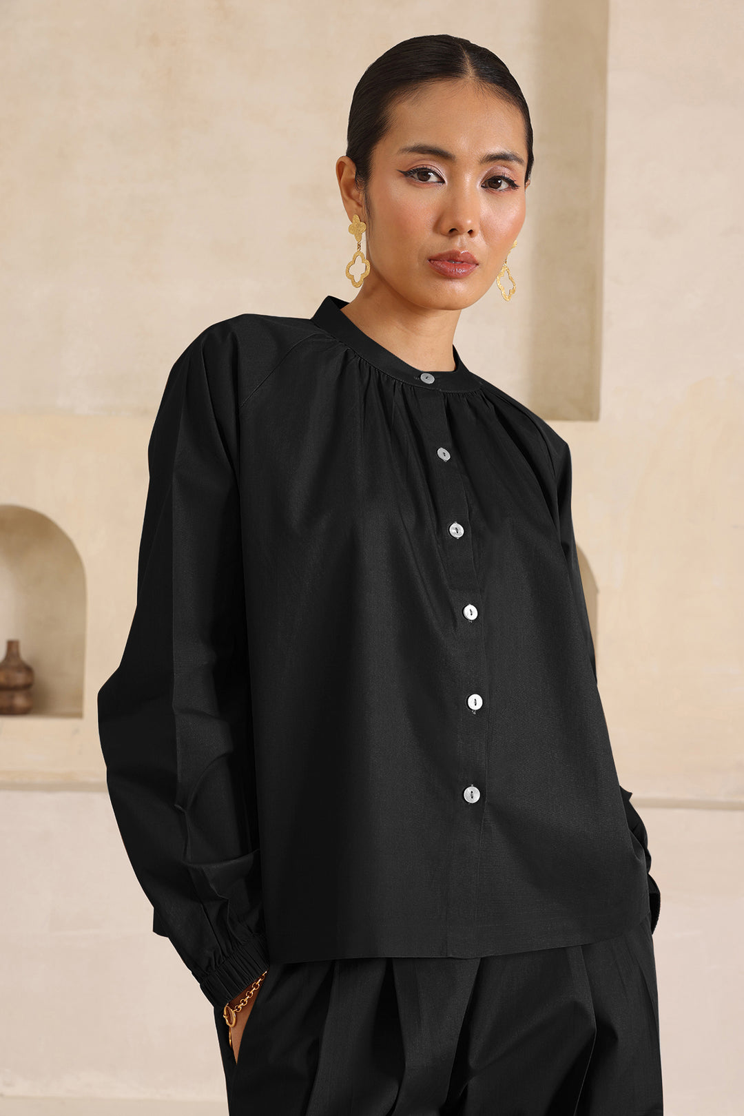 SAGE CO-ORD SET- BLACK