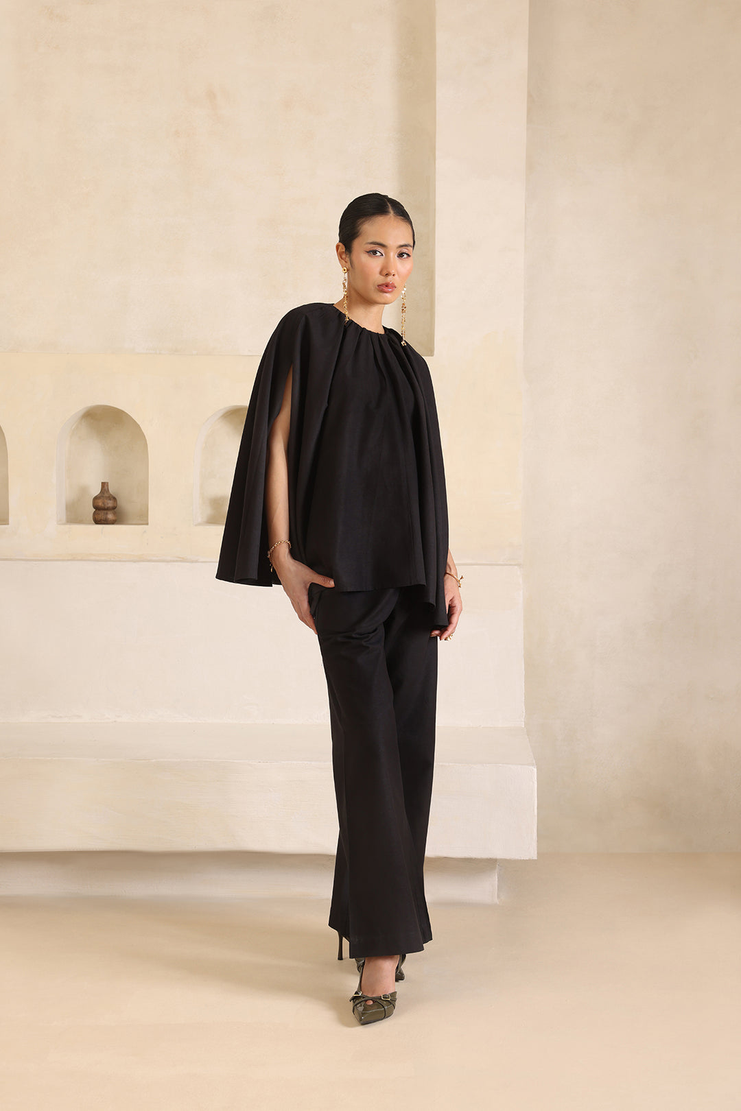 CABANA CO-ORD SET- BLACK