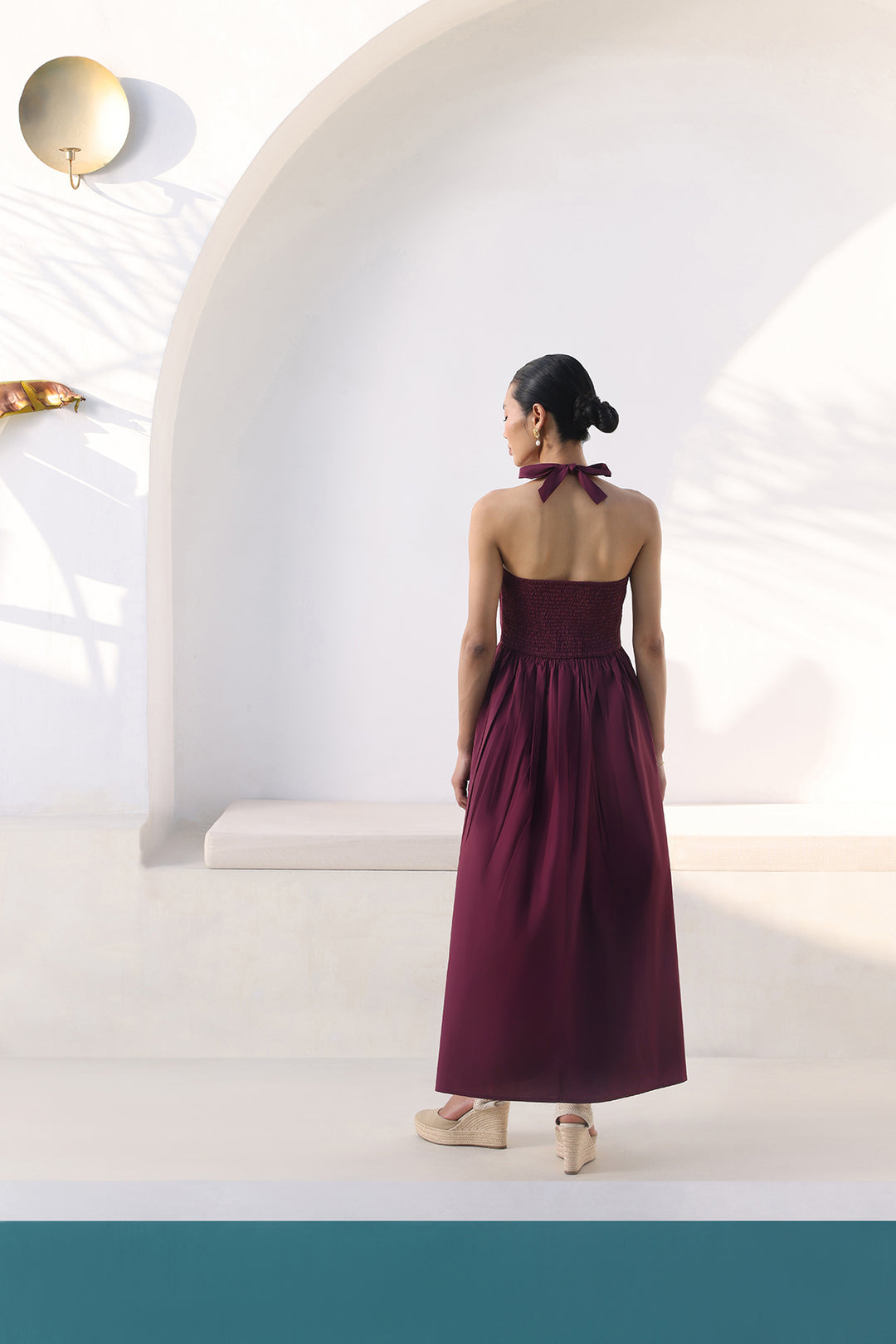 SCARLET MUSE DRESS - BURGUNDY