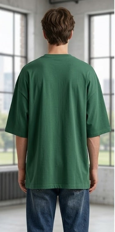 Bottle Green - Unisex Oversized T-Shirt