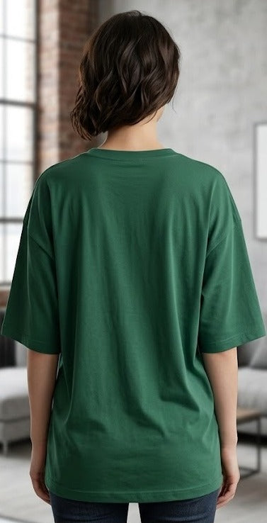 Bottle Green - Unisex Oversized T-Shirt