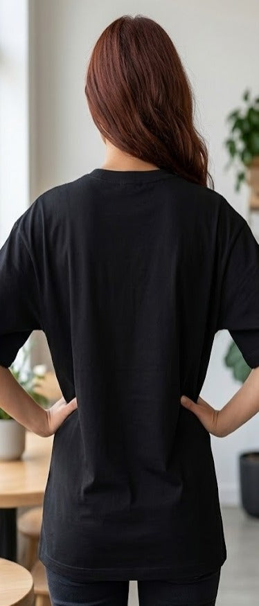 I'M Not Lazy - Unisex Oversized T-Shirt - Black