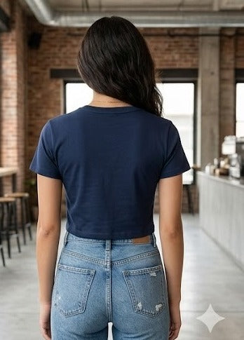 Crop Top - Navy