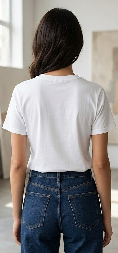 Never Wrong - Unisex Half Sleeves T-Shirt - White
