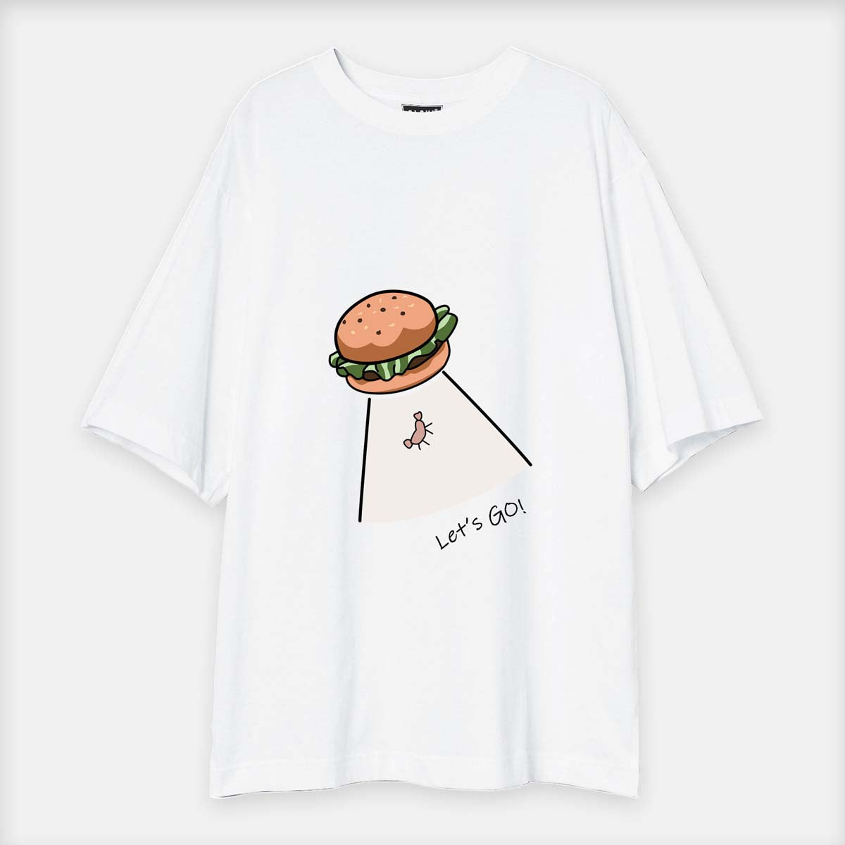 LETS GO  - Printed Oversized Tees