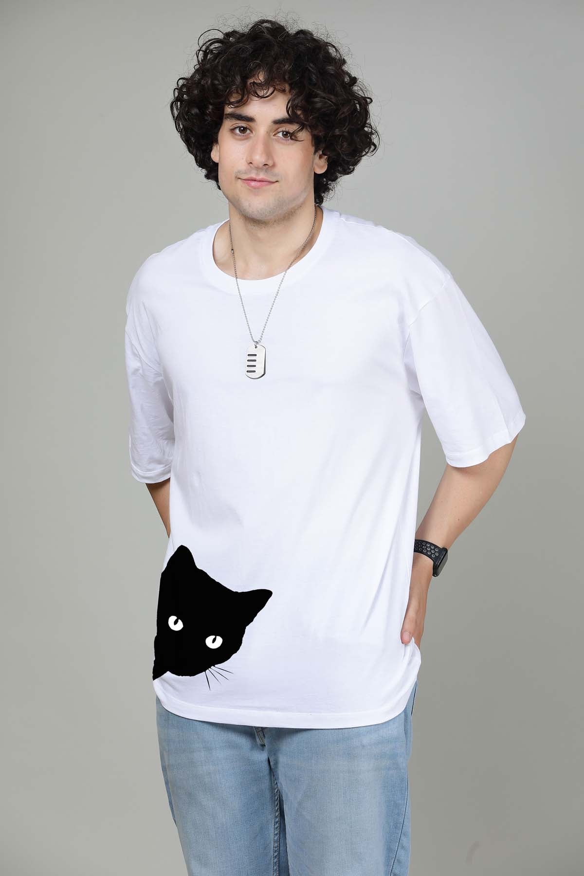 Peek A Boo - Printed Oversized Tees