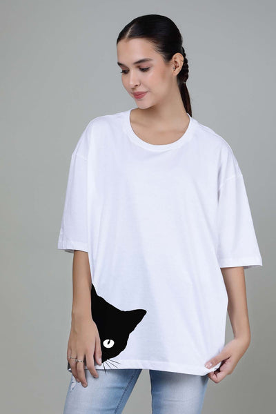Peek A Boo - Printed Oversized Tees