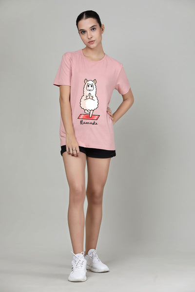 Llamaste - Printed Half sleeves T- Shirt