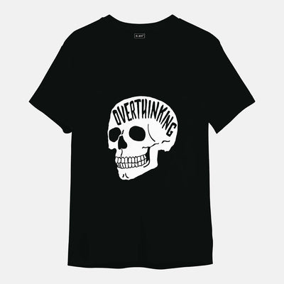 Overthinking - Printed Half sleeves T- Shirt