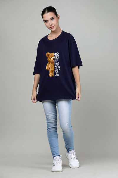 ROBO TEDDY - Printed Oversized Tees