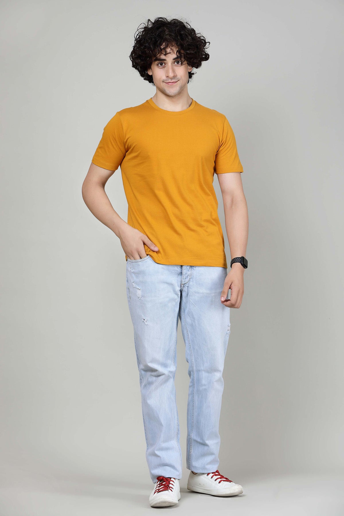 Honey Mustard - Half sleeves T- Shirt