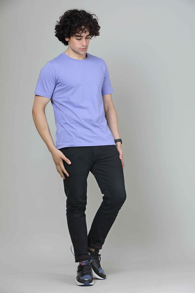 Lilac - Half sleeves T- Shirt