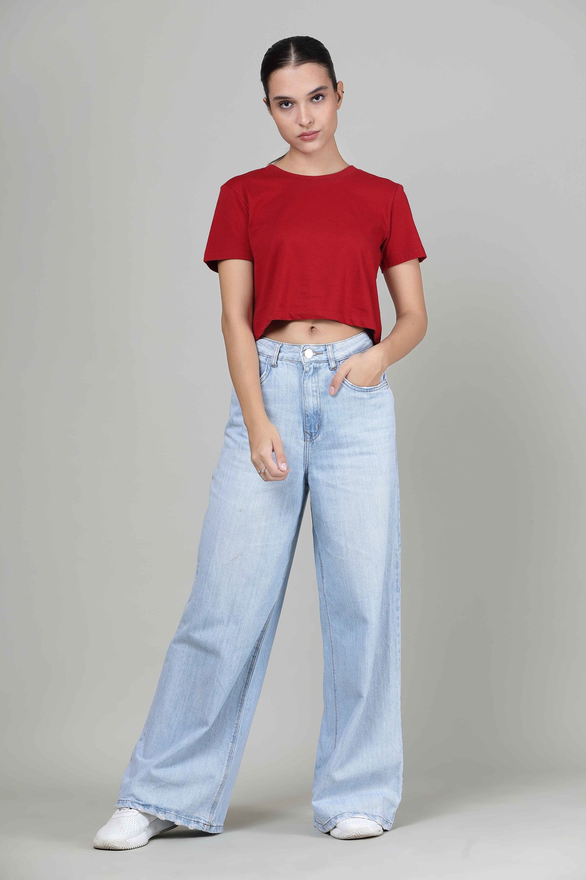 Knockout Red - Crop Top