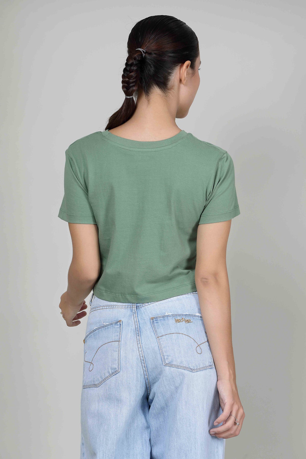 Pastel Green - Crop Top