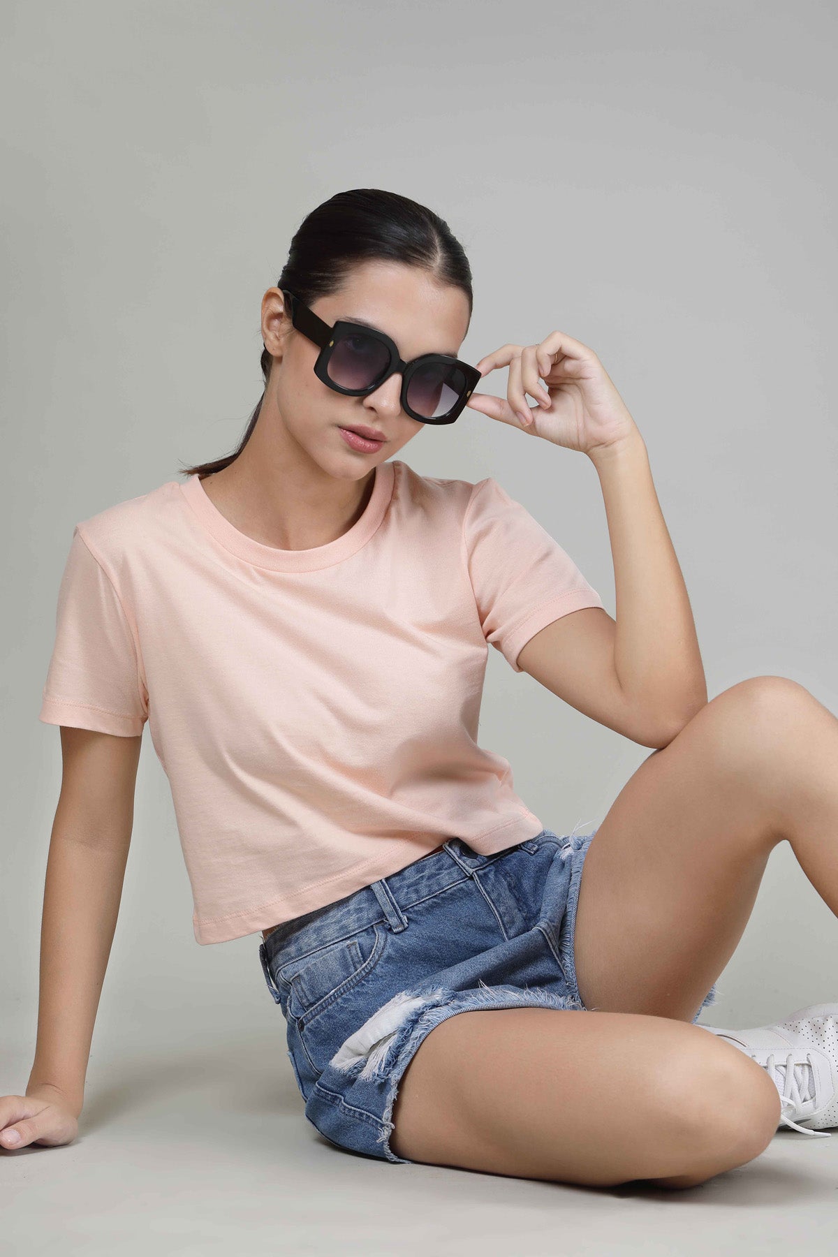 Pueblo Peach - Crop Top