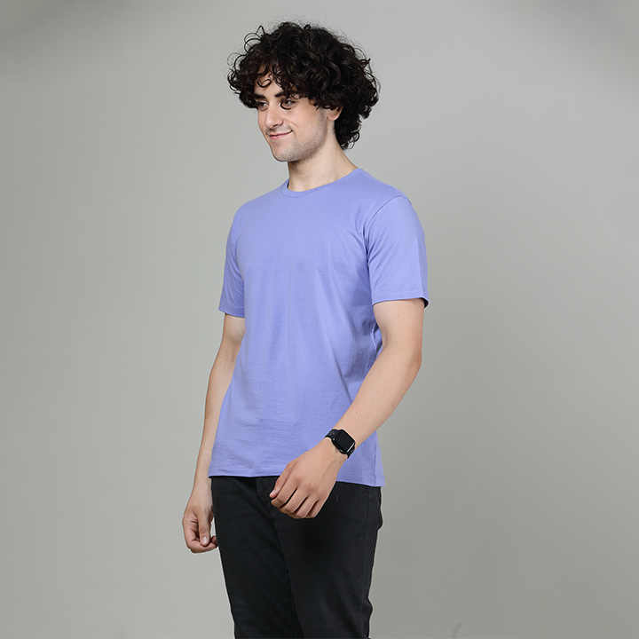Lilac - Half sleeves T- Shirt
